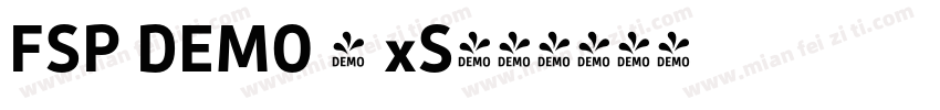 FSP DEMO - xS字体转换